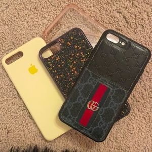 IPHONE 8 PLUS PHONE CASE BUNDLE!!